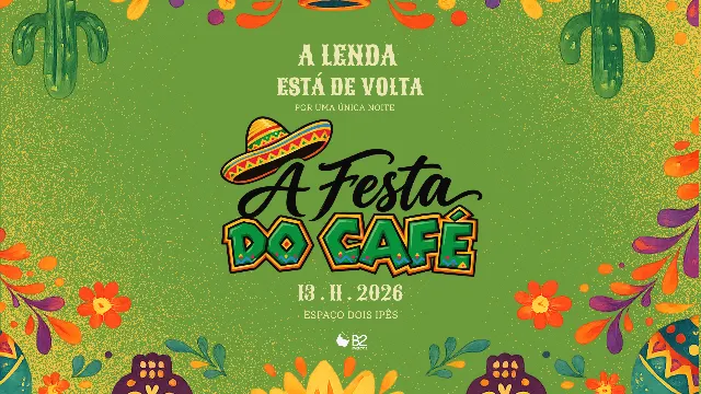 Arte do evento A Festa do Café